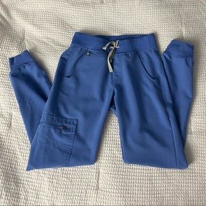 Figs Ciel blue Zamora joggers